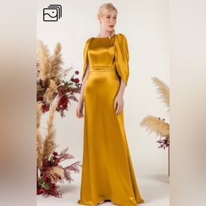 Beautiful golden goddess dress